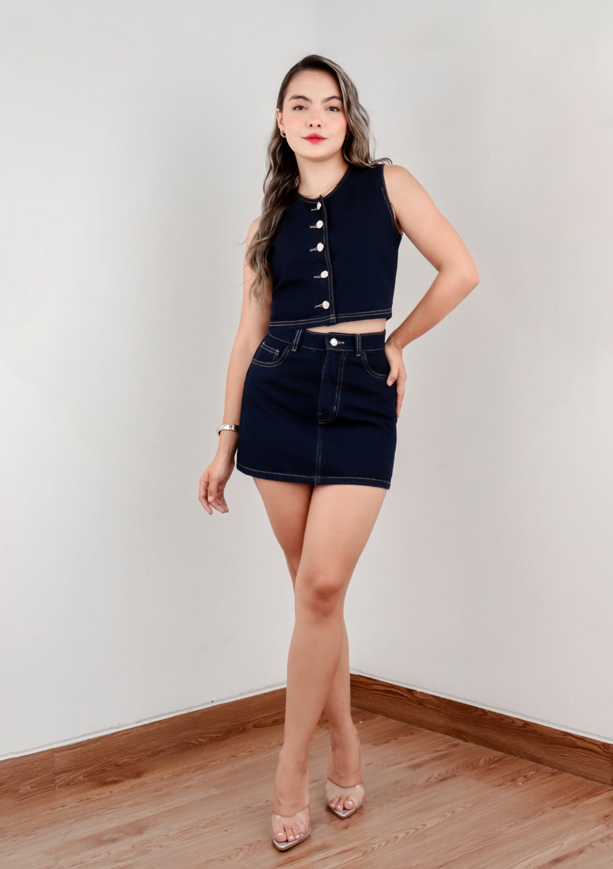 FALDA DENIM VERA