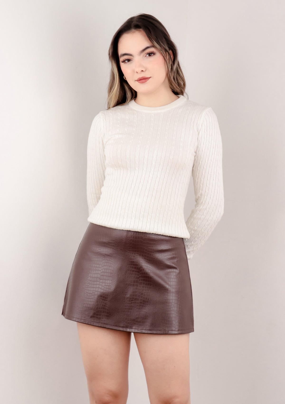 FALDA SHORT BRUNA
