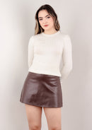 FALDA SHORT BRUNA