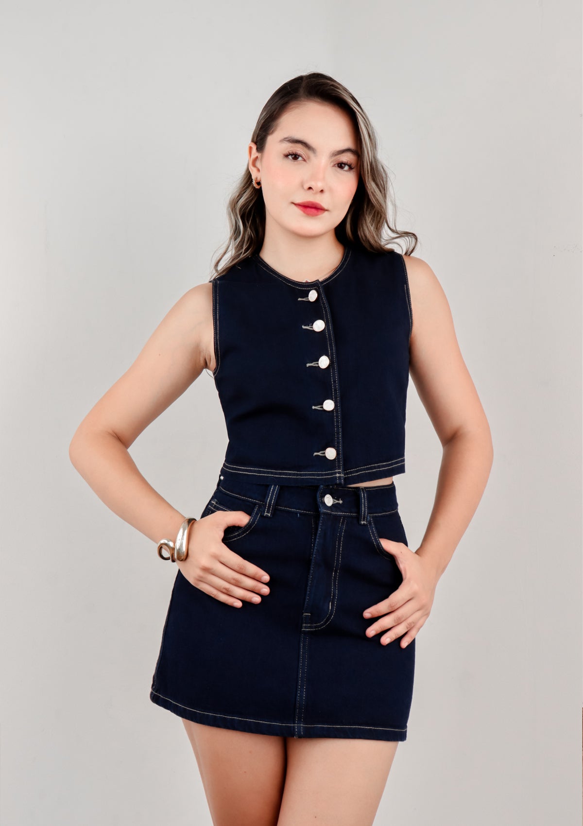 FALDA DENIM VERA