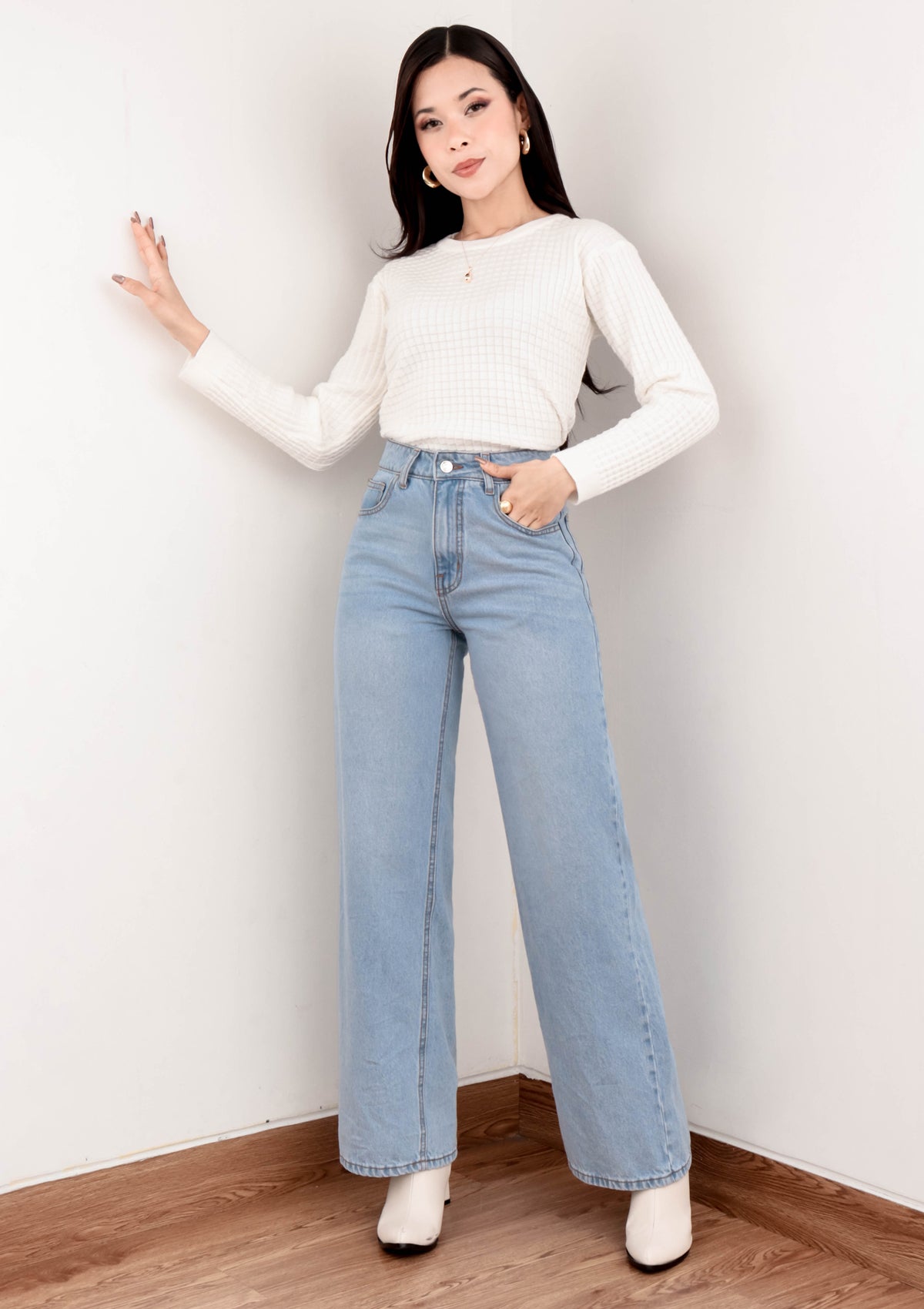 WIDE LEG JEANS