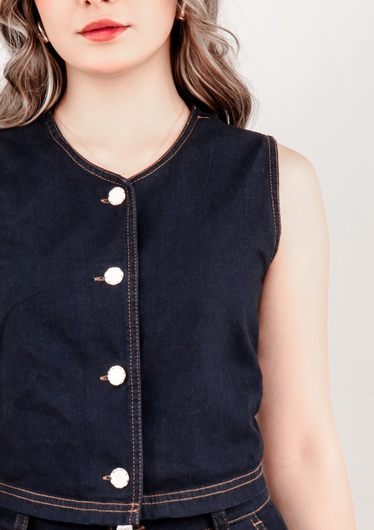 CHALECO DENIM VITTORIA