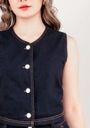 CHALECO DENIM VITTORIA