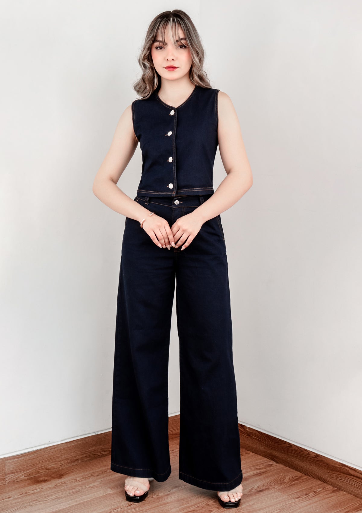 CHALECO DENIM VITTORIA