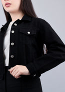 JACKET JEANS NEGRO